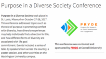 Purpose in a Diverse Society Conference